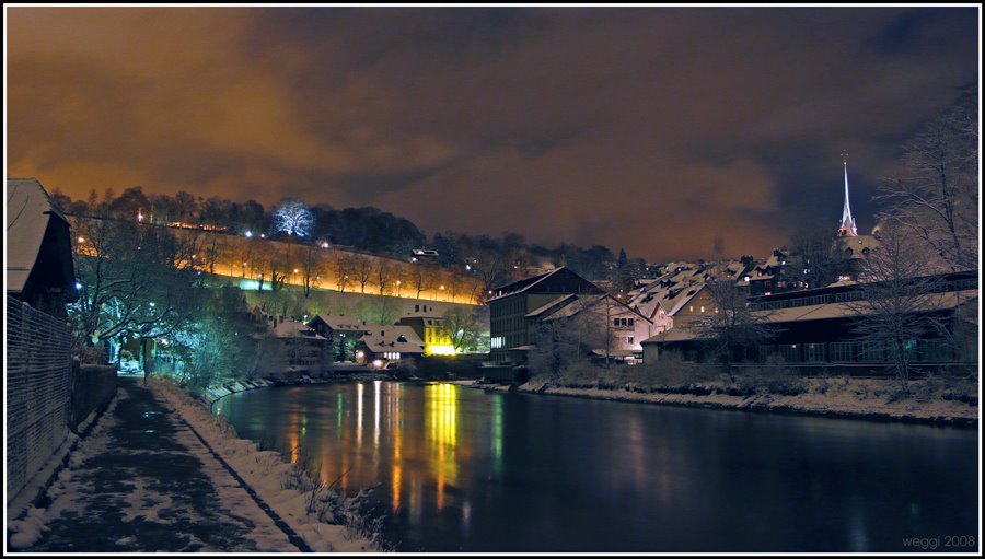 bern, aaretake@night © weggi.ch
