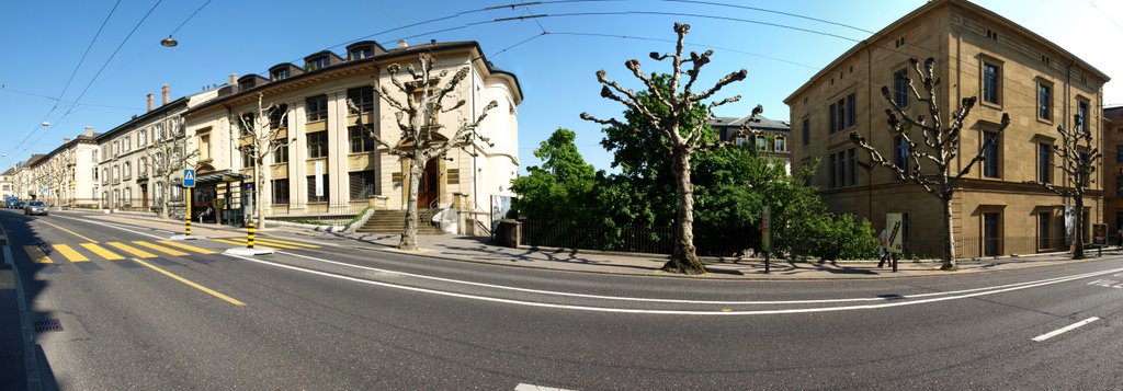 Neuchatel, Avenue de la Gare Panorama (8th May 2008) by www.swiss-pics.ch