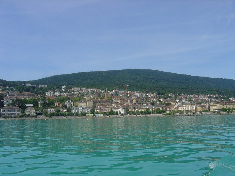 Neuchâtel depuis le bateau