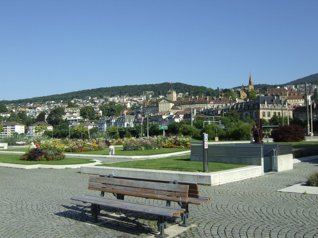 Neuchâtel, Place Pury (darunter befindet sich eine große Tiefgarage!)