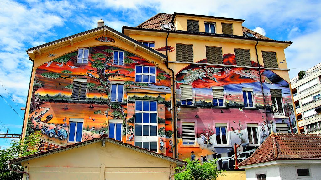 Neuchatel, Graffiti, Rue des Sablons