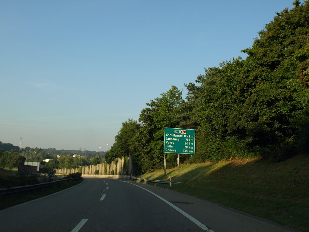 Highway "A12/E27" Switzerland (08/2008)