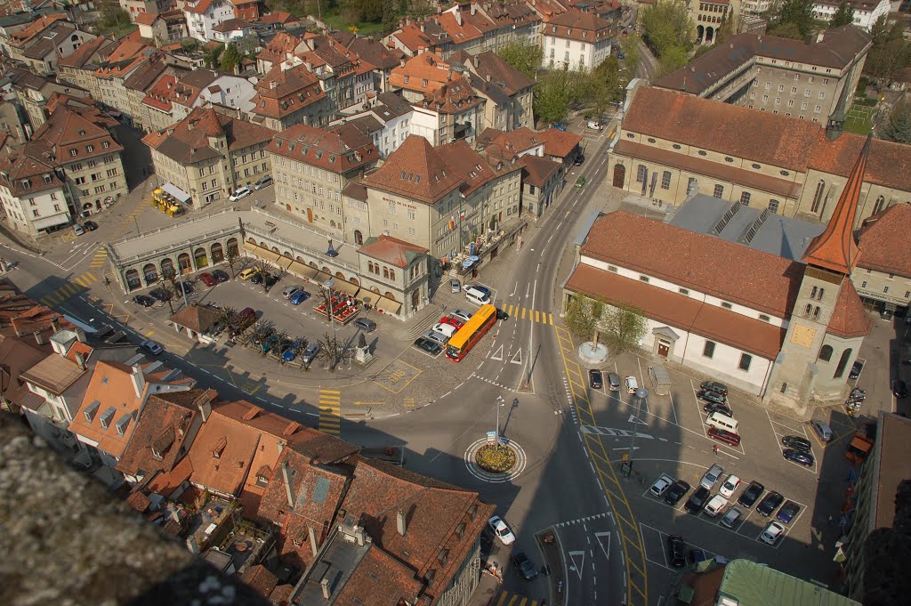 Fribourg -  desde a catedral