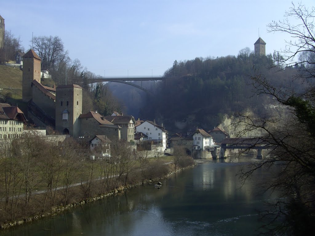 Befestigung in Fribourgs Altstadt