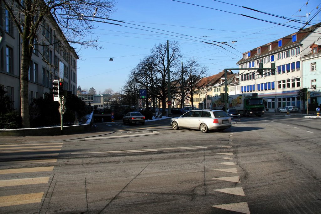 Einfahrt Parkhaus Technikum