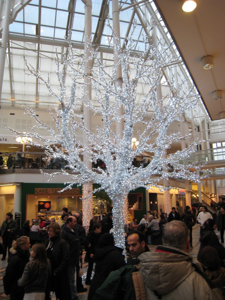 Triangelns köpcentrum, jul