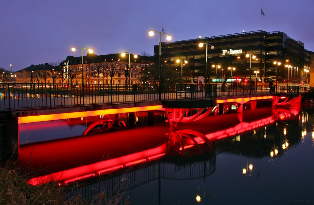 Kaptens bron at  evening