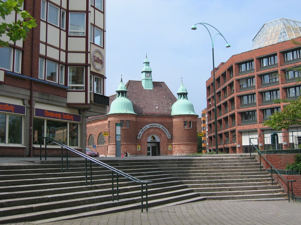 An old market hall in Malmö, Sweden
