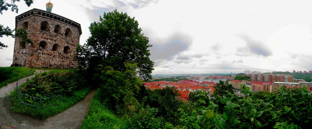 SWE Goeteborg Skansen Kronan - Vasastaden from Skansparken HYPERpanorama ~4+4~ by KWOT