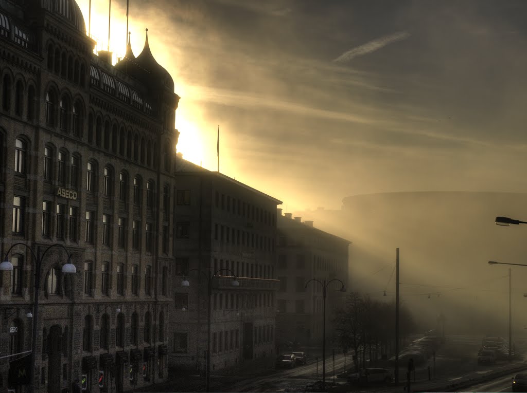 A foggy day in town!