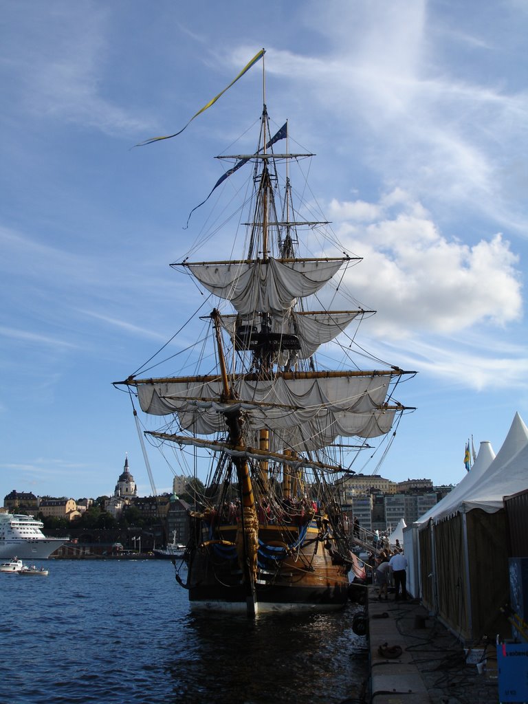 Skeppsbron and the ship Götheborg