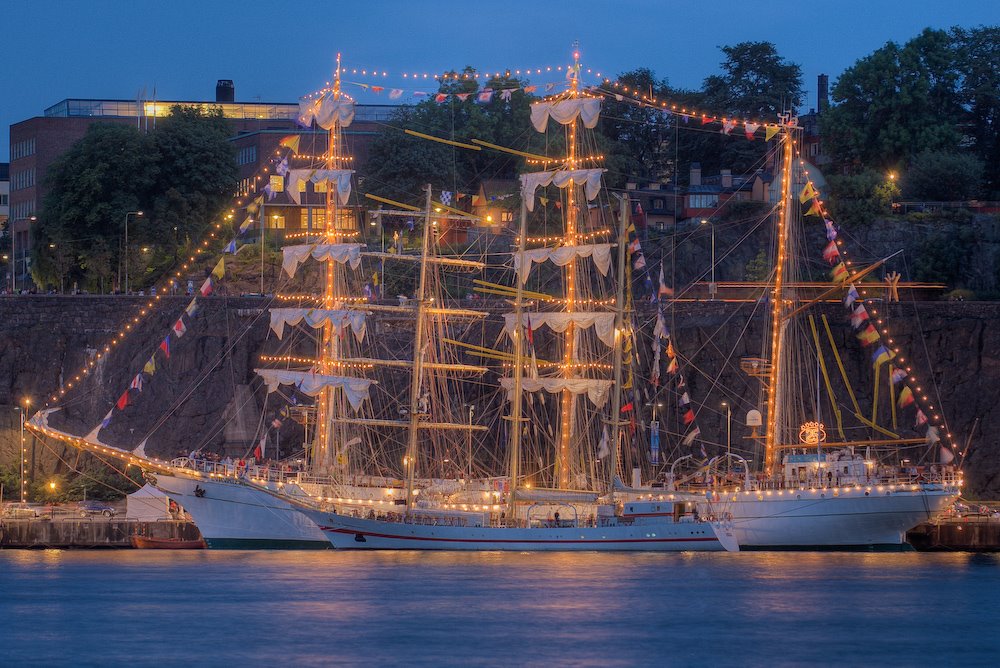 Christmastreeships at Stadsgården