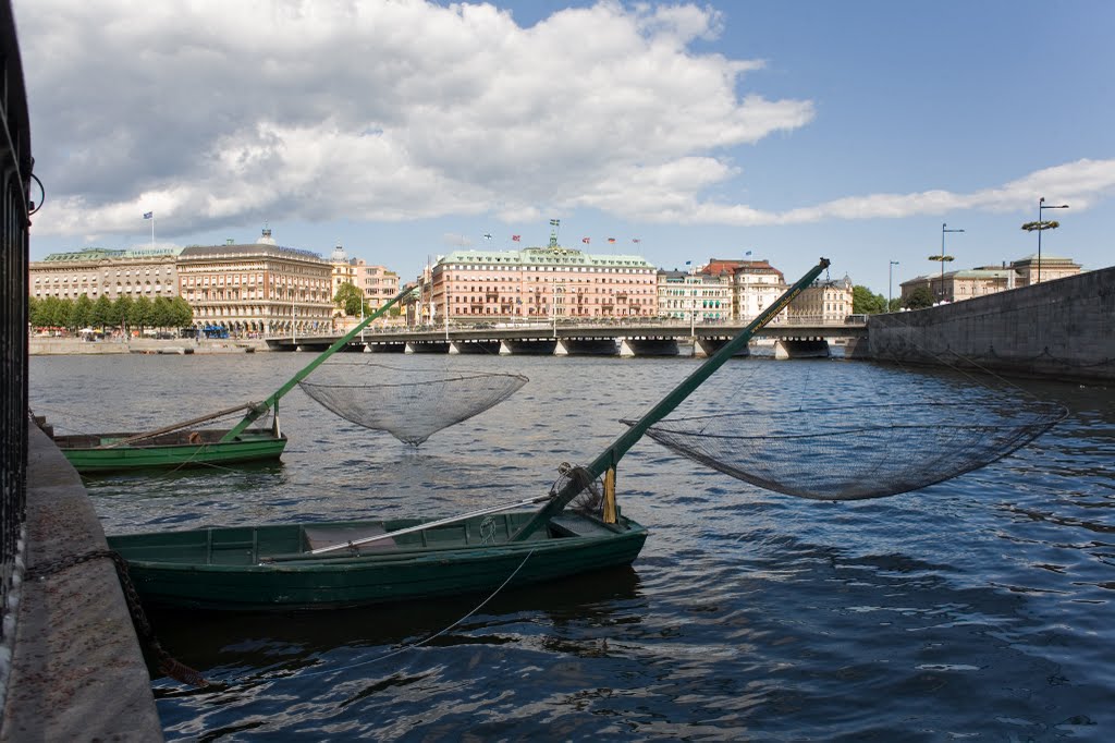 Stockholm, fishing nets