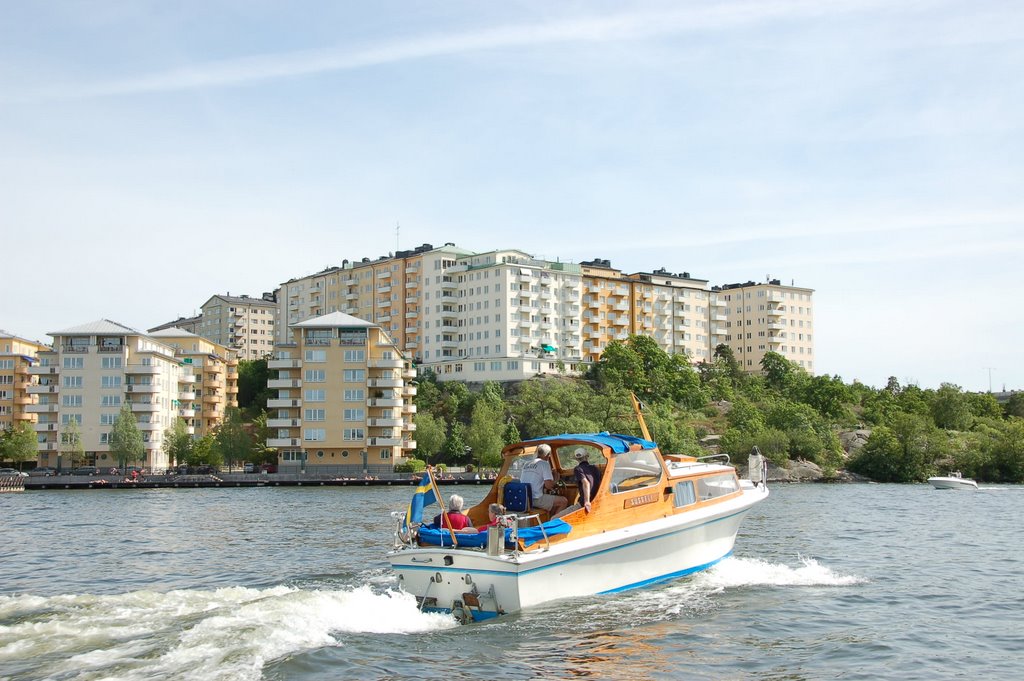 Wohnblöcke am Westende von Kungsholmen