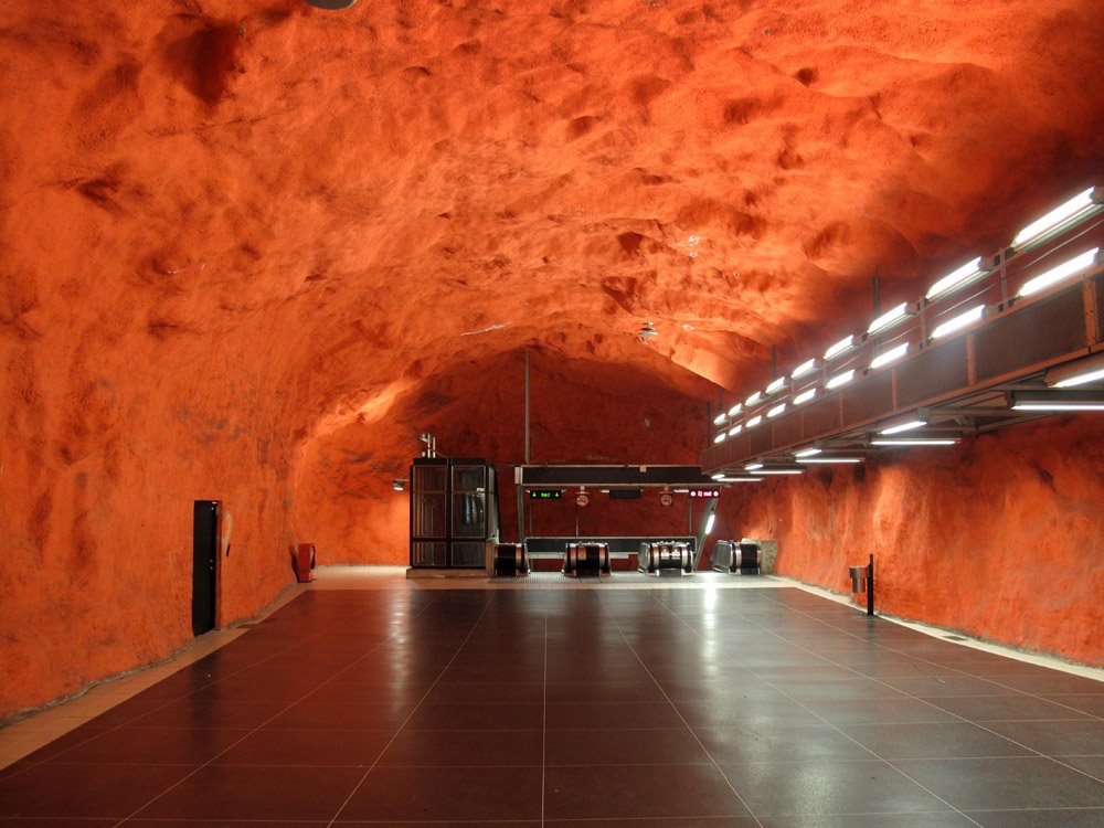 Solna Centrum Metro Station