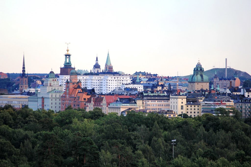 Central Stockholm from Solna
