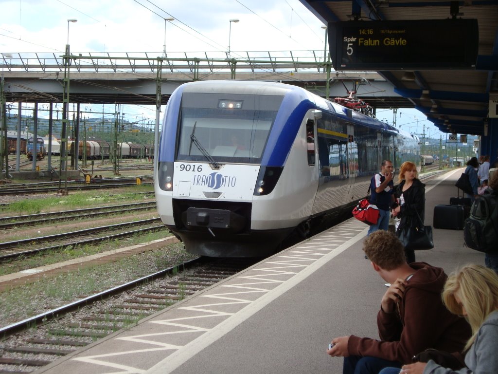 Train station in Borlange, Sweden