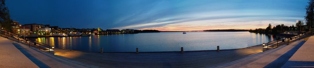 Sunset on Norra Hamn, 19 August 2008