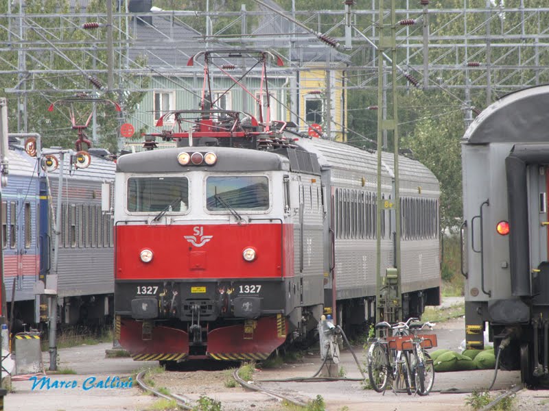 Treni in sosta a Lulea MC2009