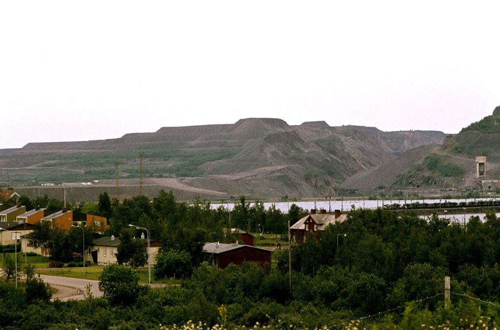 Abraumhalden in Kiruna