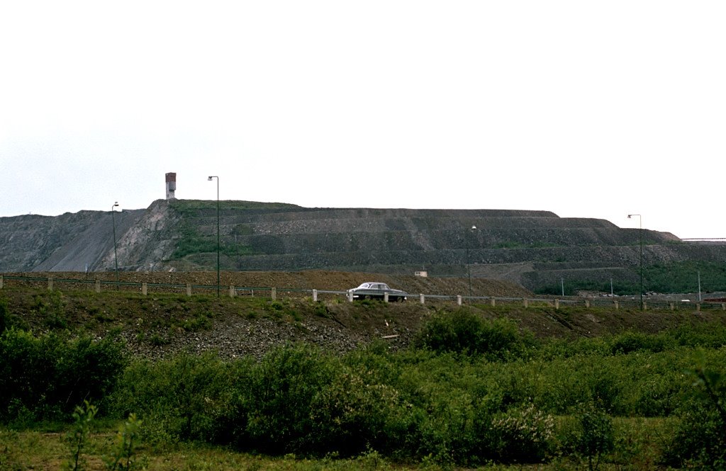Abraumhalden in Kiruna
