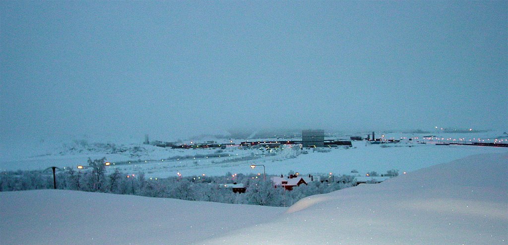 Kiruna - "słoneczny" poranek