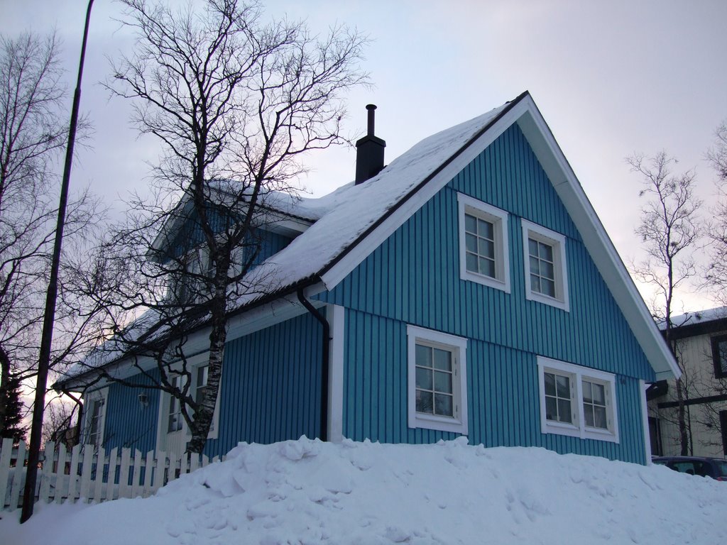 Casa azul en Kengisgatan