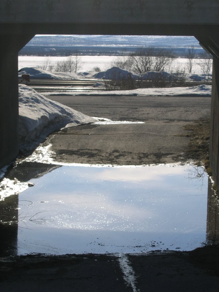 Spring mini-flood in western Kiruna