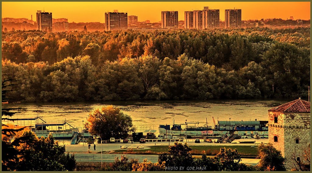 KALEMEGDANSKI ZALAZAK SUNCA  -  KALEMEGDAN SUNSET  -   IN BELGRADE