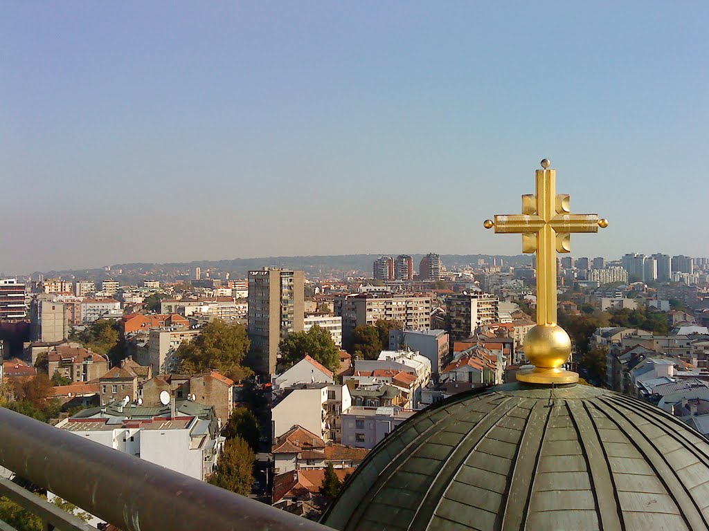 Beograd - Kad pogledam sa hrama...