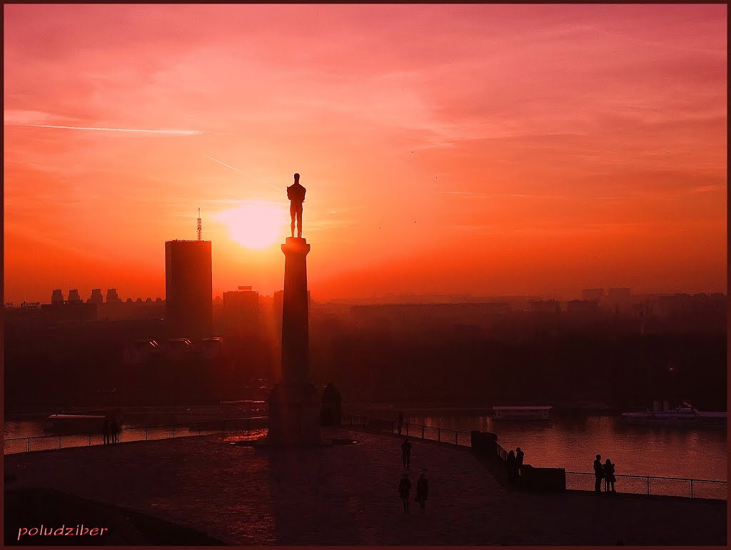 belgrade sunset