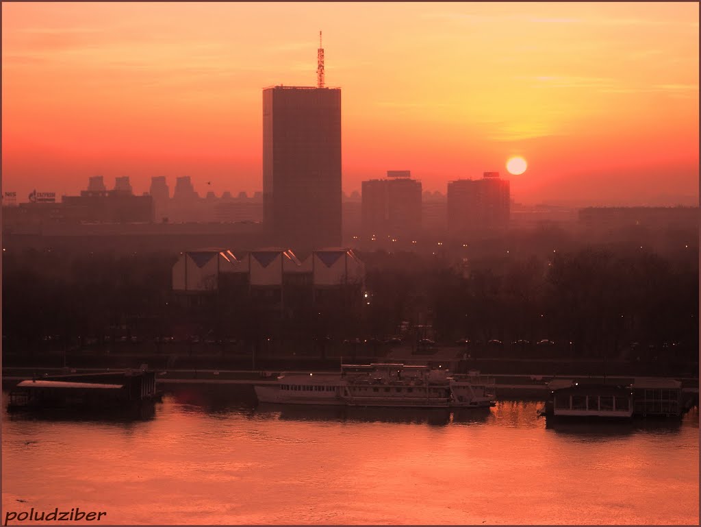 Belgrade sunset
