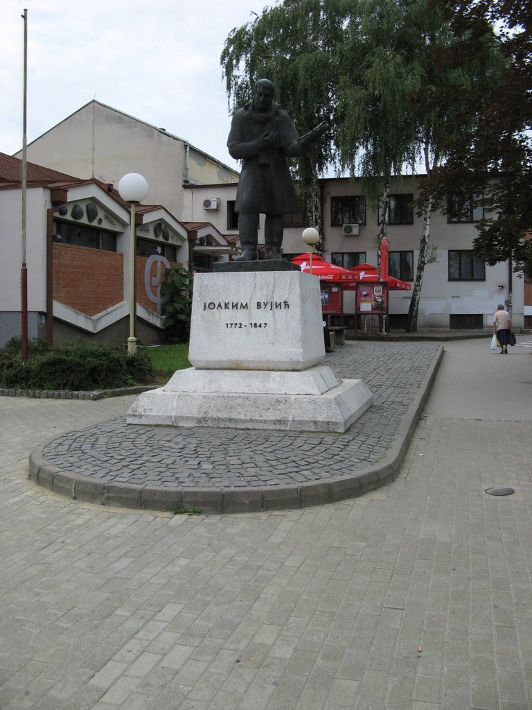 Kragujevac, spomenik Joakim Vujić 1772-1847