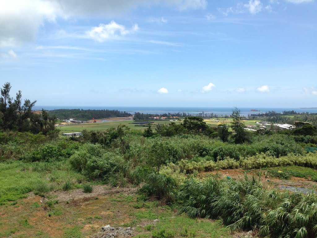 億首川河口　ネイチャーみらい館　遠景