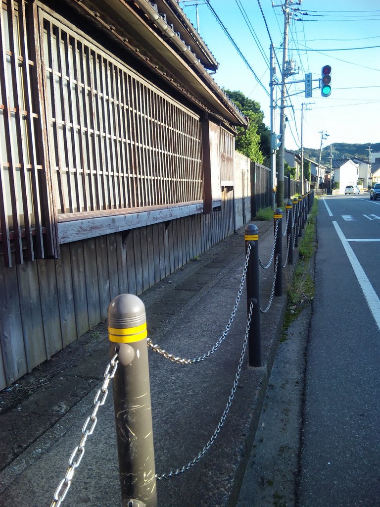 相川の通り