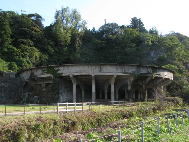 【佐渡金山】シックナー（濃縮装置）跡