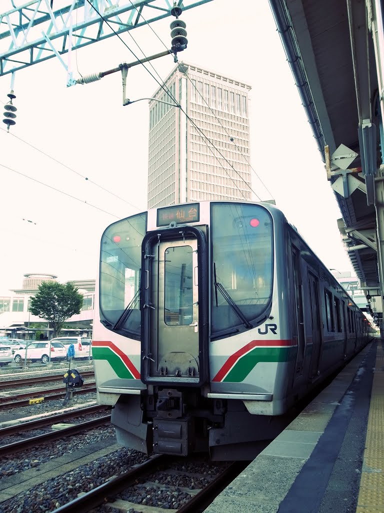 Yamagata Sta. 山形駅 仙山線 E721系