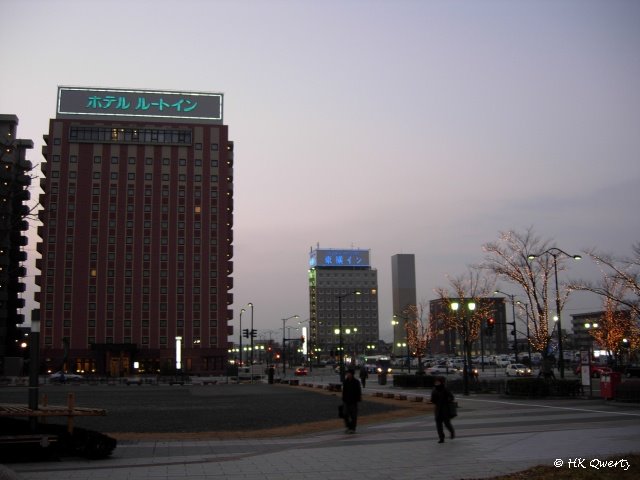 JR 山形駅西口  JR Yamagata Station West Entrance