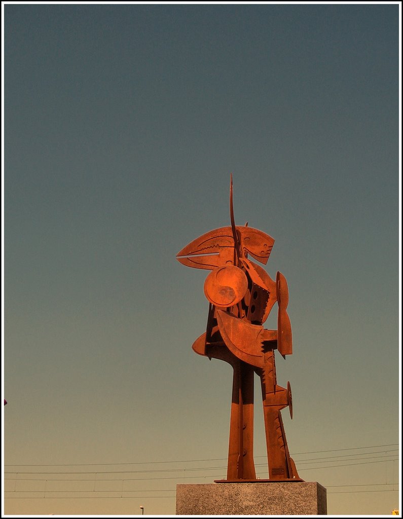 BRIDGE GUARD ( female ) - artist  SHINKICHI TAJIRI   Venlo