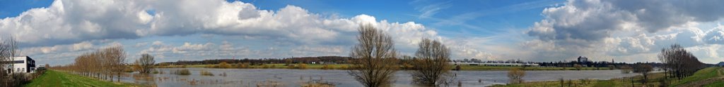 Panorama Maas bij Venlo 180°