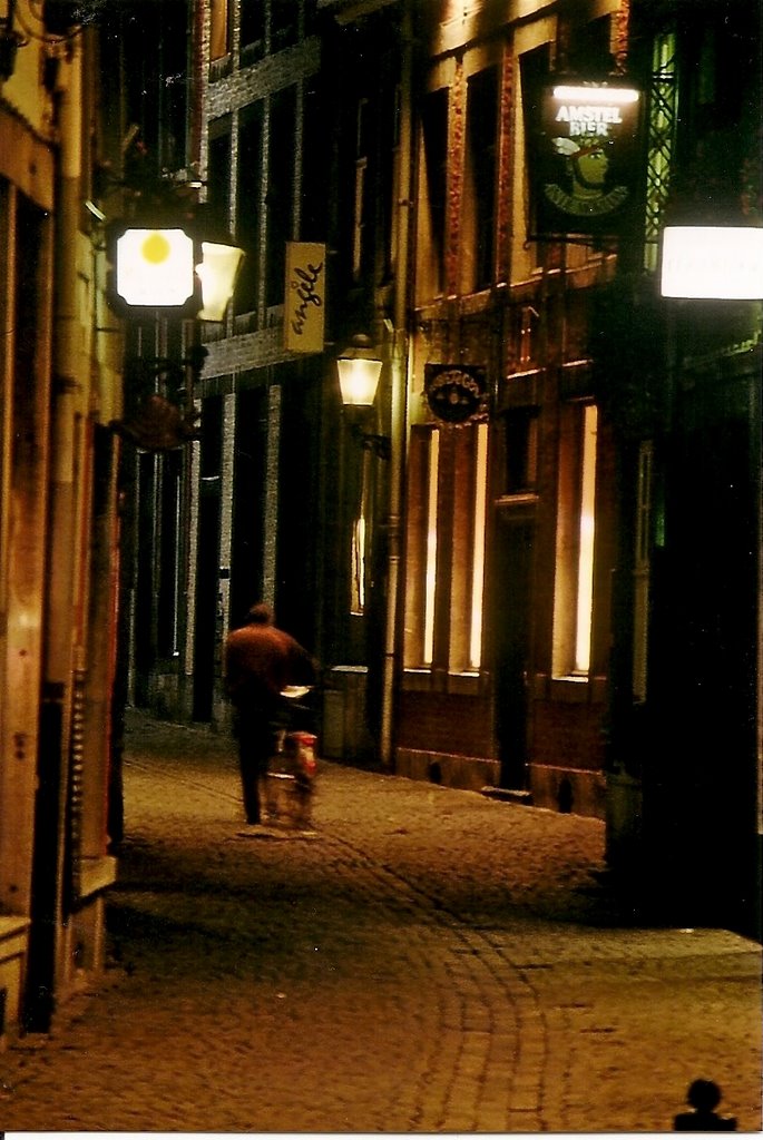 alone,with bicycle