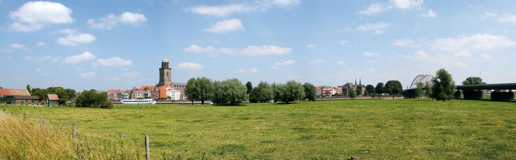 Panorama of the Deventer skyline