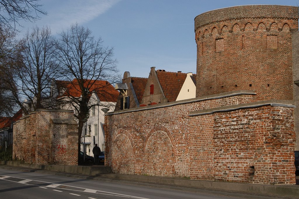 Deventer, parts of the original old town wall