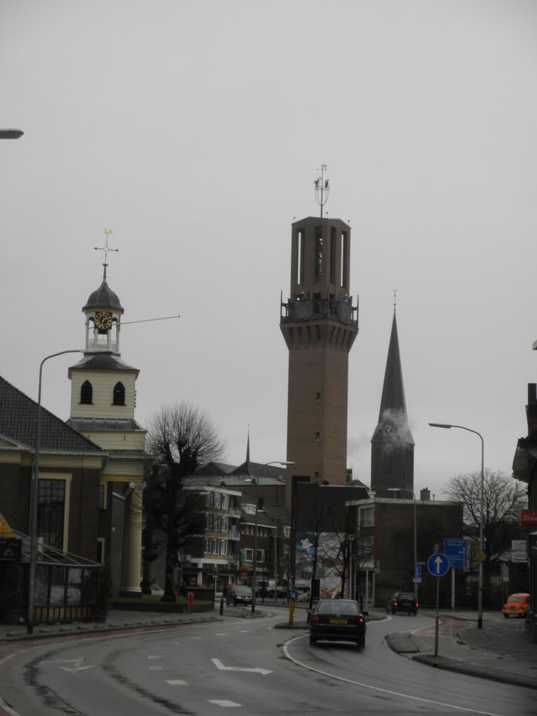 Drie torens op n rij..... , Three towers in a row......