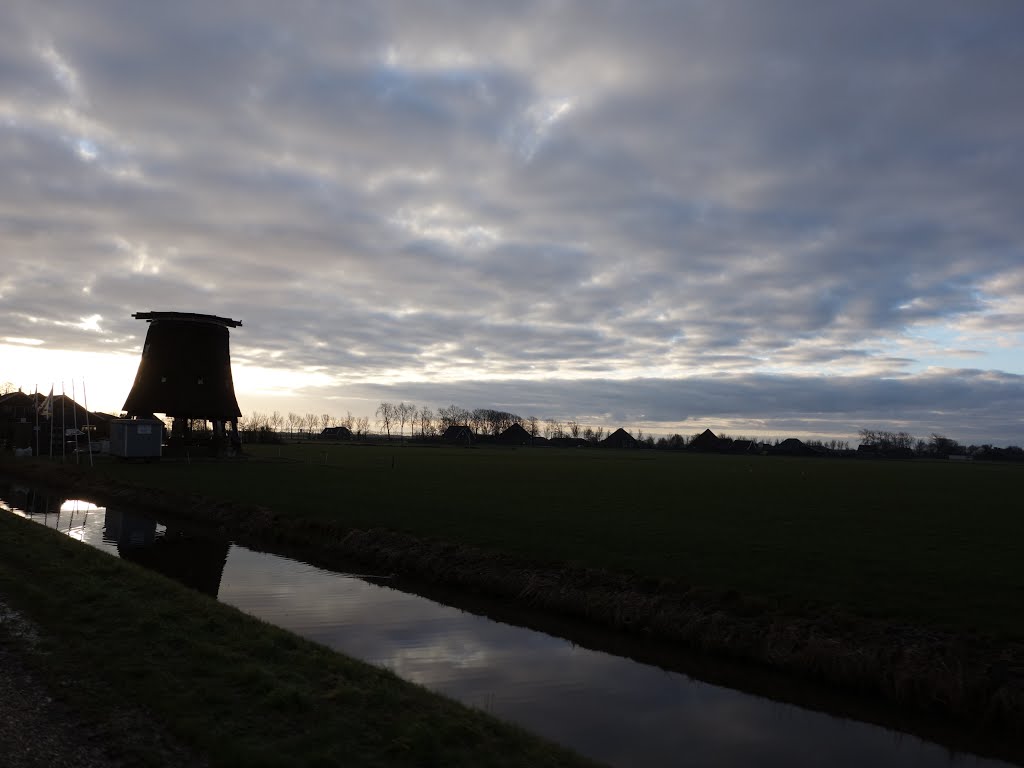 Korenmolen De Nachtegaal @ Hobrederweg Middenbeemster