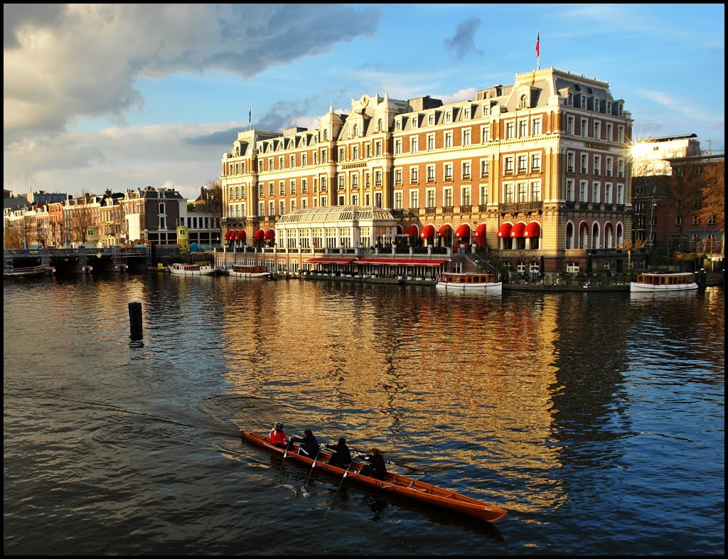 Amsterdam - Amstel Canal - InterContinental Hotel - Netherlands - By Stathis Chionidis