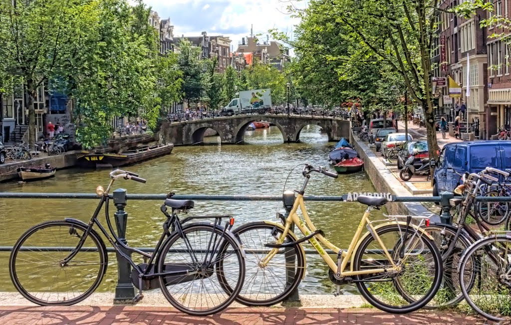 Bridge and bicycles