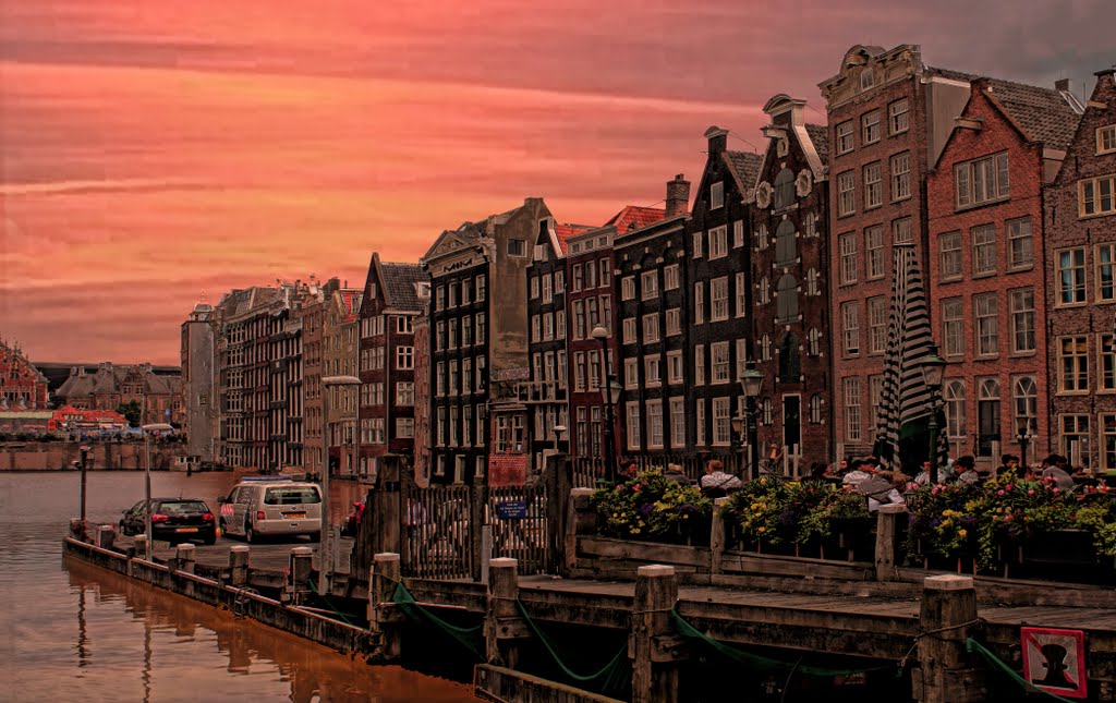 Sunset in Amsterdam