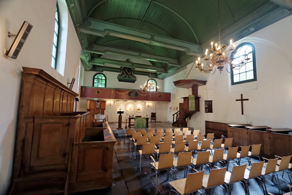 Velsen-Zuid - Kerkplein - 12th Century Engelmunduskerk - View WSW