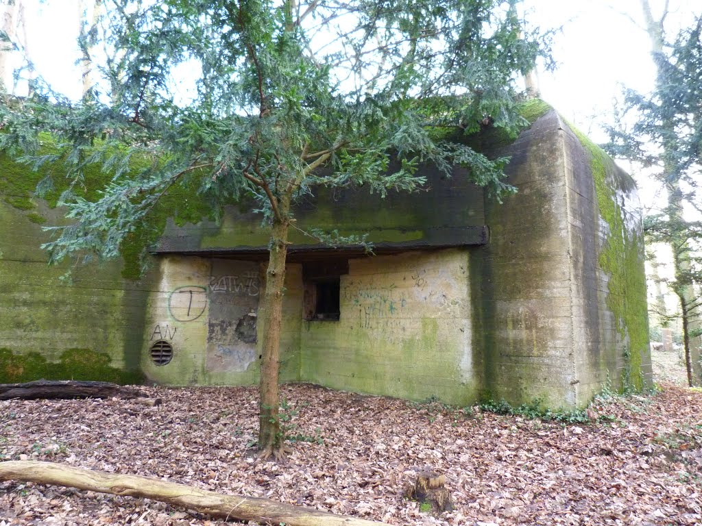 Festung IJmuiden - W.N 109   Festung Hauptquartier R117(2) bunker - eingang